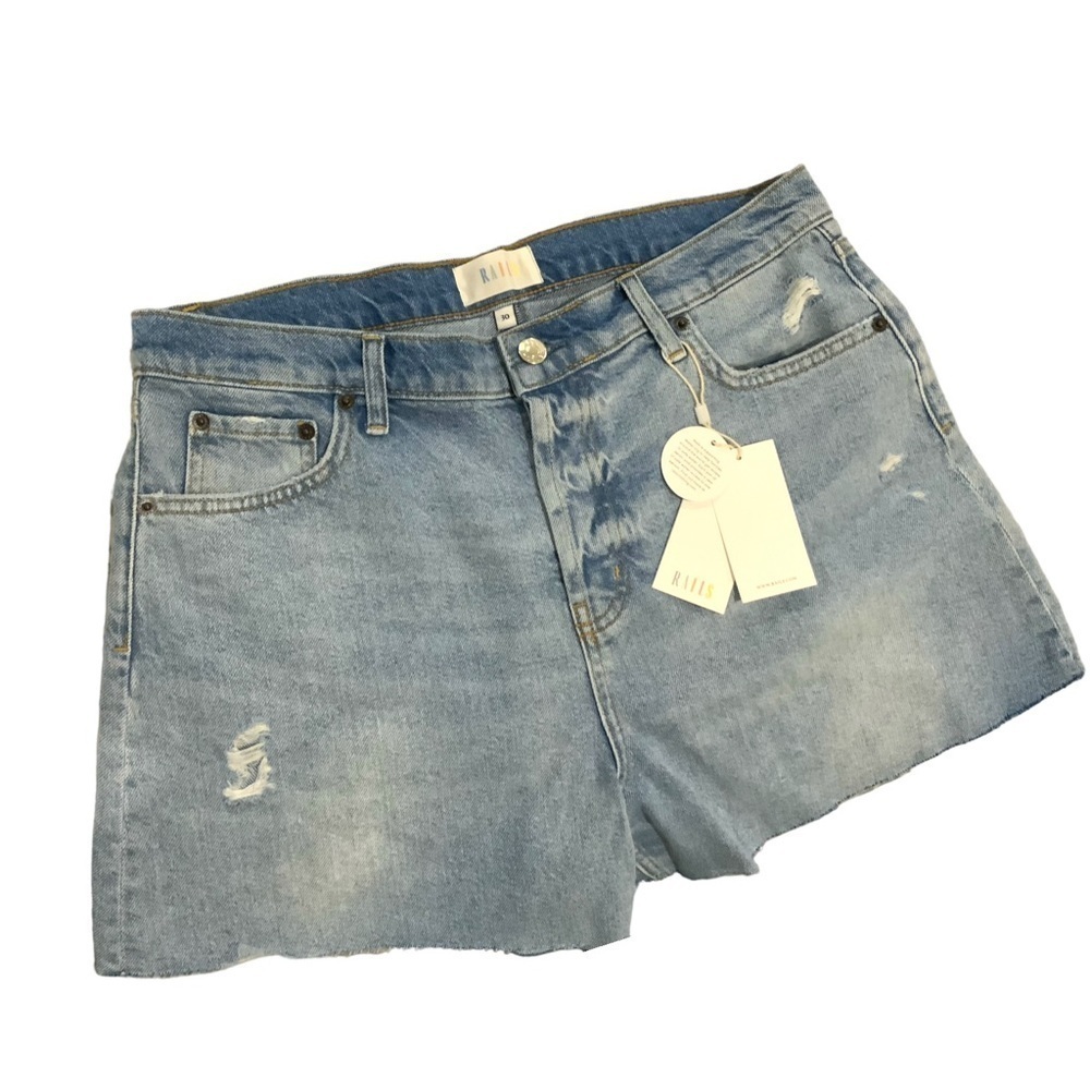 Rails 🆕 The Zuma Cut Off Short in Cloud Stone Distress - Picture 10 of 11